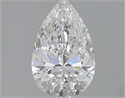 1.50 Carats, Pear E Color, SI2 Clarity and Certified by GIA