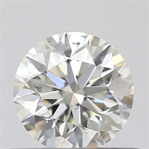 Picture of 0.46 Carats, Round with Excellent Cut, J Color, SI1 Clarity and Certified by GIA