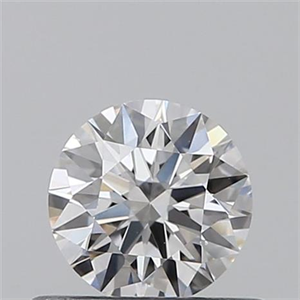 Picture of 0.40 Carats, Round with Excellent Cut, E Color, VS2 Clarity and Certified by GIA