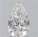 0.91 Carats, Pear G Color, SI2 Clarity and Certified by GIA