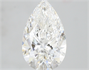 2.04 Carats, Pear F Color, IF Clarity and Certified by GIA