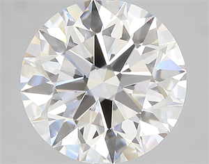 Picture of 3.05 Carats, Round with Excellent Cut, E Color, IF Clarity and Certified by GIA