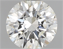 0.41 Carats, Round with Excellent Cut, H Color, SI1 Clarity and Certified by GIA