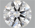 0.40 Carats, Round with Excellent Cut, G Color, VVS1 Clarity and Certified by GIA