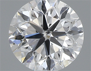 Picture of 0.40 Carats, Round with Very Good Cut, D Color, SI1 Clarity and Certified by GIA