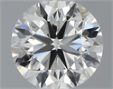 0.40 Carats, Round with Very Good Cut, H Color, VS1 Clarity and Certified by GIA