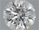 0.40 Carats, Round with Excellent Cut, H Color, VS2 Clarity and Certified by GIA