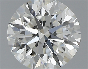 Picture of 0.40 Carats, Round with Excellent Cut, H Color, VS2 Clarity and Certified by GIA