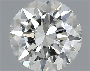 Picture of 0.40 Carats, Round with Very Good Cut, I Color, VVS2 Clarity and Certified by GIA