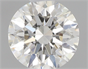 0.40 Carats, Round with Excellent Cut, H Color, VS1 Clarity and Certified by GIA