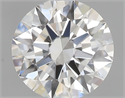 0.41 Carats, Round with Excellent Cut, F Color, VVS2 Clarity and Certified by GIA