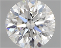 0.40 Carats, Round with Excellent Cut, G Color, VVS1 Clarity and Certified by GIA