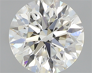 Picture of 0.40 Carats, Round with Excellent Cut, J Color, VVS1 Clarity and Certified by GIA