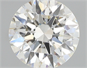 0.41 Carats, Round with Excellent Cut, H Color, VVS2 Clarity and Certified by GIA