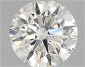 0.42 Carats, Round with Excellent Cut, K Color, IF Clarity and Certified by GIA