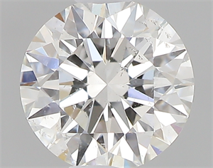 Picture of 0.42 Carats, Round with Excellent Cut, H Color, SI2 Clarity and Certified by GIA