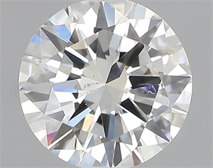 Picture of 0.40 Carats, Round with Very Good Cut, H Color, SI1 Clarity and Certified by GIA