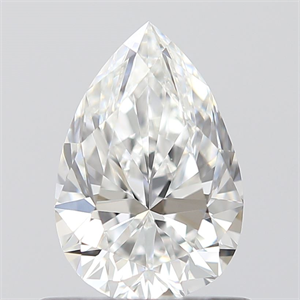 Picture of 0.70 Carats, Pear F Color, VVS1 Clarity and Certified by GIA