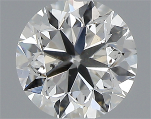 Picture of 0.40 Carats, Round with Very Good Cut, H Color, SI2 Clarity and Certified by GIA