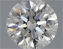 0.45 Carats, Round with Excellent Cut, I Color, SI2 Clarity and Certified by GIA