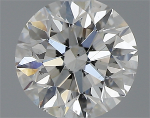 Picture of 0.45 Carats, Round with Excellent Cut, I Color, SI2 Clarity and Certified by GIA