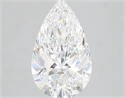 3.08 Carats, Pear D Color, FL Clarity and Certified by GIA