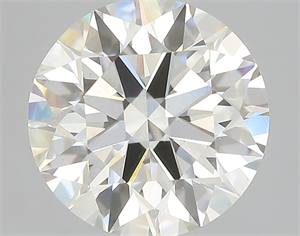 Picture of 2.18 Carats, Round with Excellent Cut, J Color, VS1 Clarity and Certified by GIA