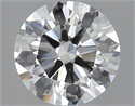 2.80 Carats, Round with Excellent Cut, J Color, SI1 Clarity and Certified by GIA