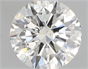 0.40 Carats, Round with Excellent Cut, I Color, SI2 Clarity and Certified by GIA