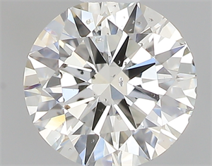 Picture of 0.40 Carats, Round with Excellent Cut, I Color, SI2 Clarity and Certified by GIA