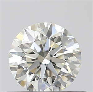 Picture of 0.41 Carats, Round with Excellent Cut, K Color, IF Clarity and Certified by GIA