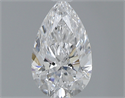 0.70 Carats, Pear D Color, IF Clarity and Certified by GIA