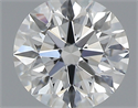 0.44 Carats, Round with Excellent Cut, E Color, SI1 Clarity and Certified by GIA