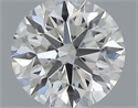 0.40 Carats, Round with Excellent Cut, E Color, SI1 Clarity and Certified by GIA