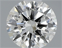 0.40 Carats, Round with Excellent Cut, I Color, VVS1 Clarity and Certified by GIA