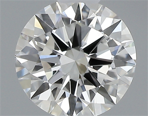 Picture of 0.40 Carats, Round with Excellent Cut, I Color, VVS1 Clarity and Certified by GIA