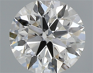 Picture of 0.53 Carats, Round with Excellent Cut, J Color, SI1 Clarity and Certified by GIA