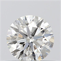 0.42 Carats, Round with Excellent Cut, I Color, SI2 Clarity and Certified by GIA