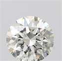 0.40 Carats, Round with Excellent Cut, K Color, SI2 Clarity and Certified by GIA