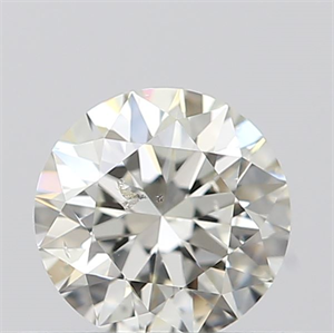 Picture of 0.40 Carats, Round with Excellent Cut, K Color, SI2 Clarity and Certified by GIA