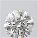 0.41 Carats, Round with Excellent Cut, J Color, SI2 Clarity and Certified by GIA