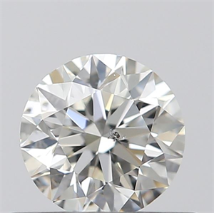 Picture of 0.41 Carats, Round with Excellent Cut, I Color, SI2 Clarity and Certified by GIA