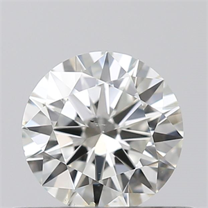 Picture of 0.40 Carats, Round with Excellent Cut, J Color, SI2 Clarity and Certified by GIA