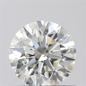 Picture of 0.53 Carats, Round with Excellent Cut, J Color, SI1 Clarity and Certified by GIA