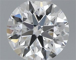 Picture of 0.41 Carats, Round with Excellent Cut, D Color, VVS2 Clarity and Certified by GIA