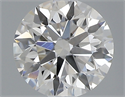 0.42 Carats, Round with Excellent Cut, H Color, VS1 Clarity and Certified by GIA