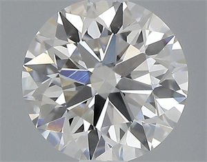 Picture of 0.42 Carats, Round with Excellent Cut, H Color, VS1 Clarity and Certified by GIA