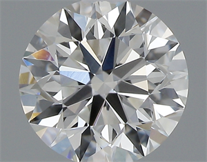 Picture of 0.42 Carats, Round with Excellent Cut, F Color, VS1 Clarity and Certified by GIA