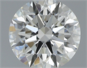 0.40 Carats, Round with Excellent Cut, J Color, VVS1 Clarity and Certified by GIA