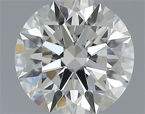 Picture of 0.40 Carats, Round with Excellent Cut, J Color, VVS1 Clarity and Certified by GIA